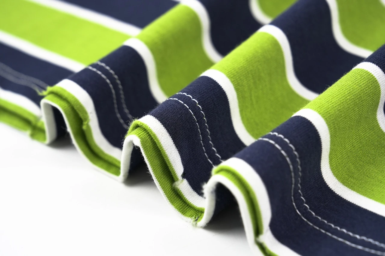Prada Green Striped Drop-Shoulder Long Sleeve Polo product photo from LabelPicks