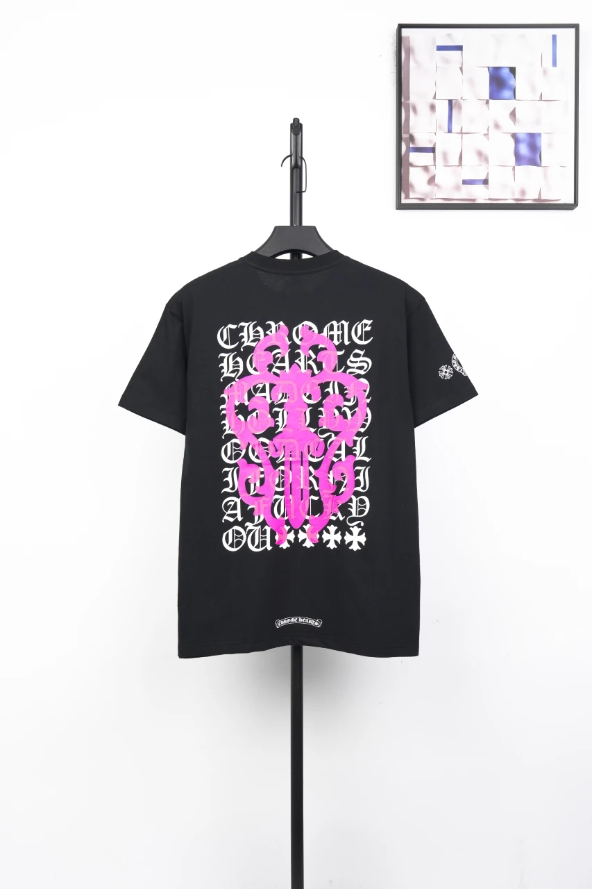 Chrome Hearts Black Pink Dagger Sanskrit T-Shirt product photo from LabelPicks