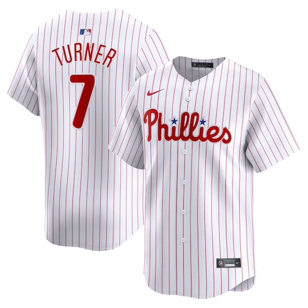 Trea Turner Philadelphia Phillies Nike Home Limited Player Jersey - White