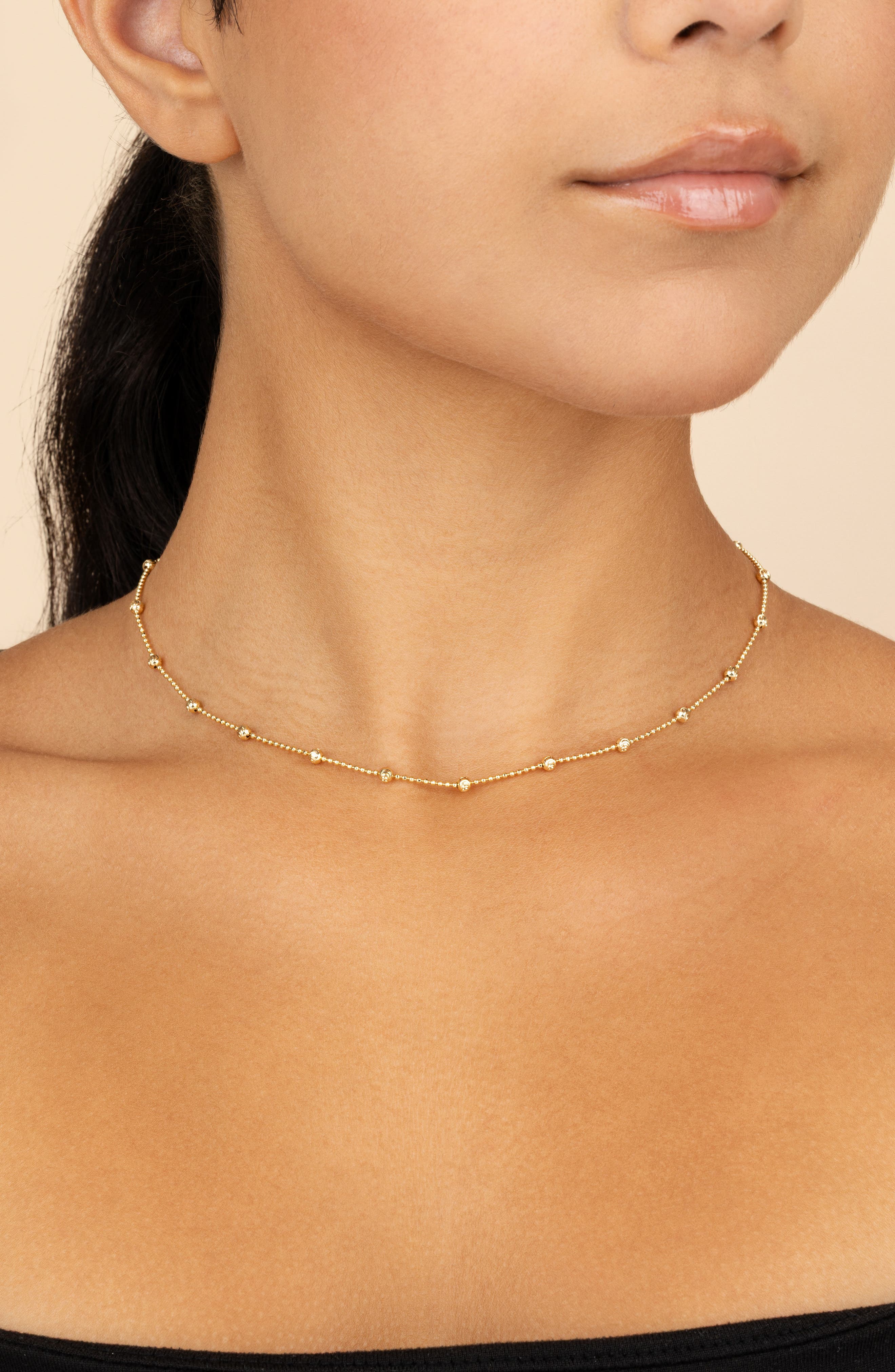 Sterling Forever Rumor Cubic Zirconia Station Necklace