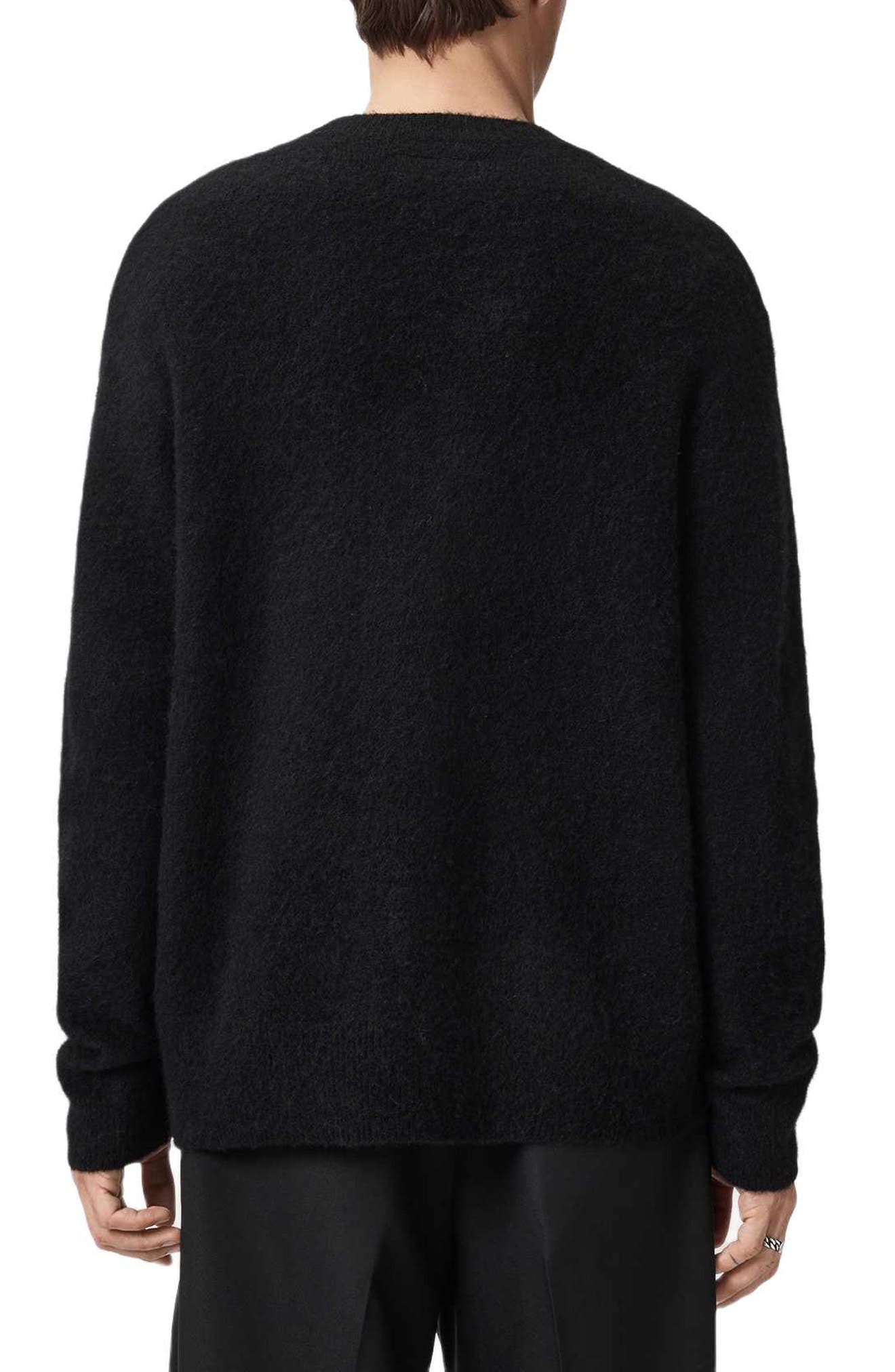 AllSaints Ridges Logo Sweater