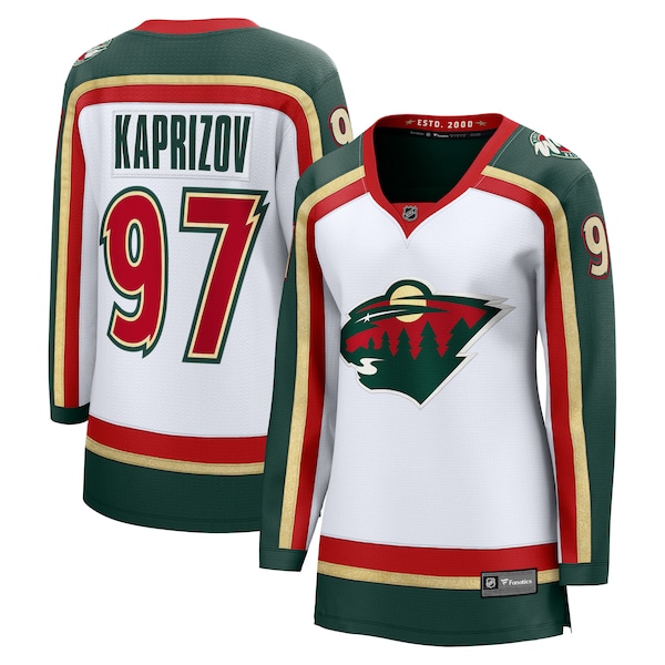 Kirill Kaprizov Minnesota Wild  Women's 25th Anniversary Breakaway Player Jersey - White
