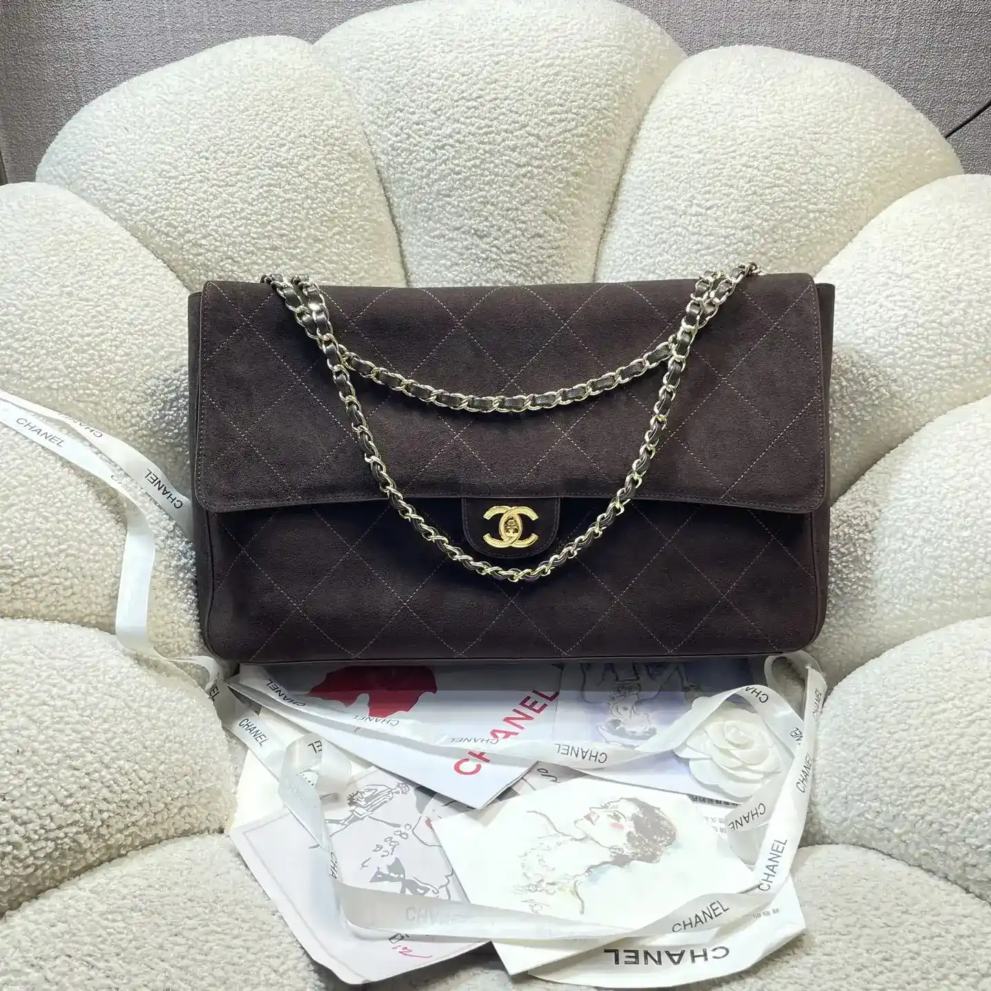 Chanel Classic Flap Grained Leather Tote Bag product photo from LabelPicks