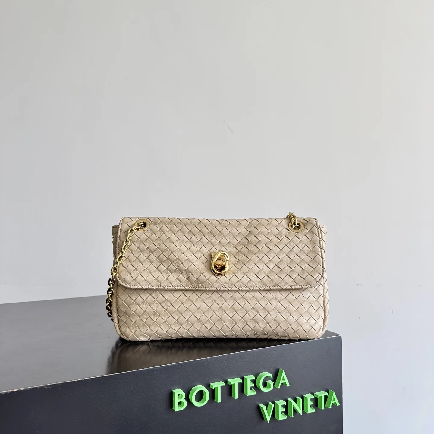 Bottega Veneta Intrecciato Woven Leather Shoulder Bag product photo from LabelPicks