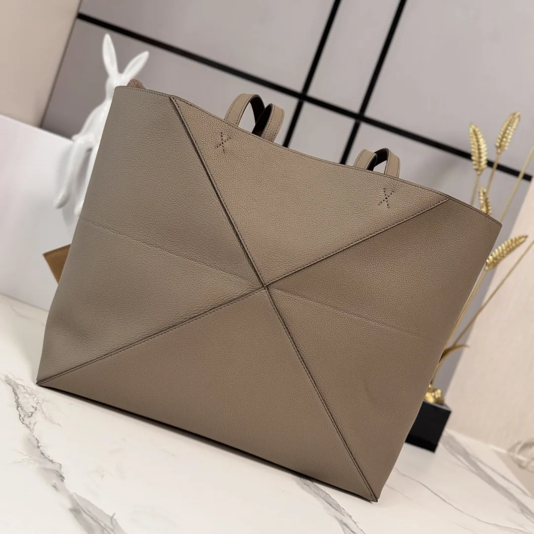 Loewe Grained Leather Puzzle Tote Bag product photo from LabelPicks
