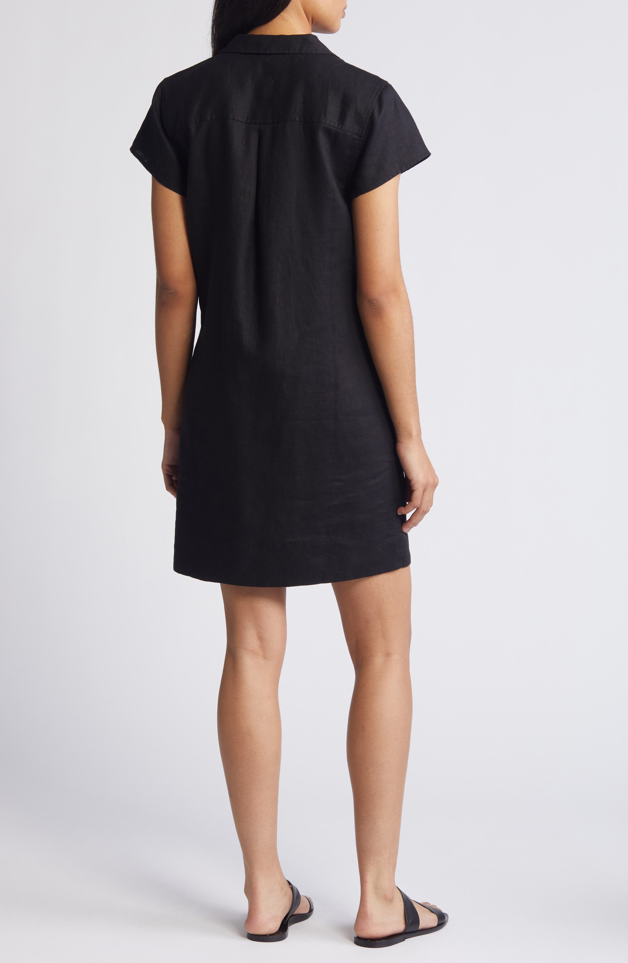 Tommy Bahama Two Palms Short Sleeve Linen Dress