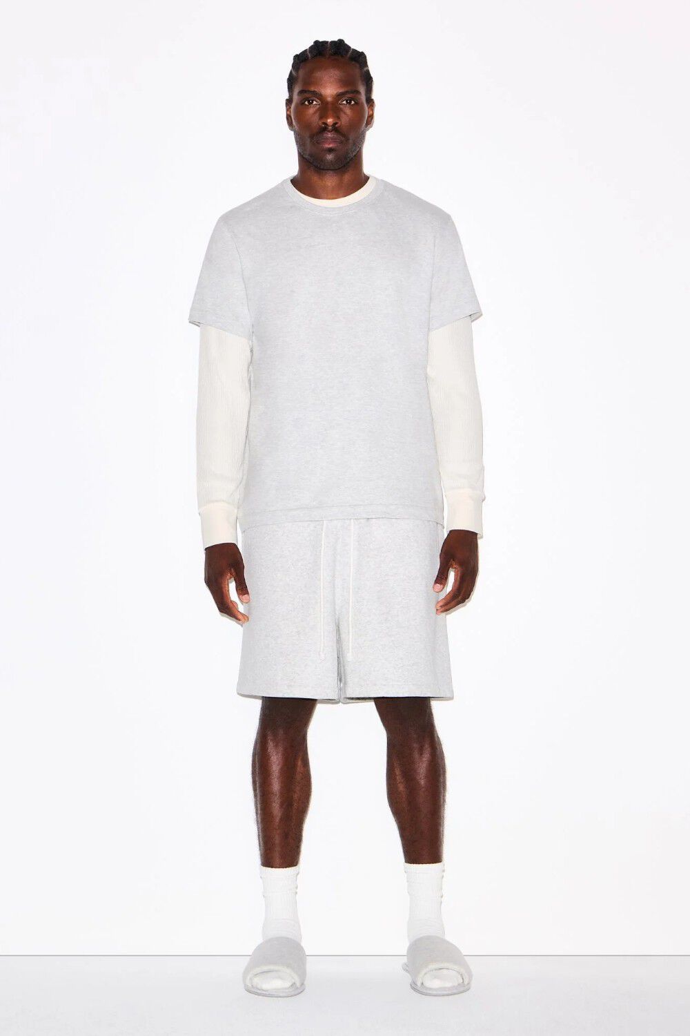 SKIMS FLEECE LOUNGE RELAXED SHORT