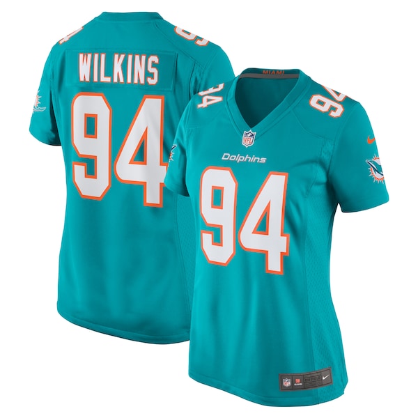 Christian Wilkins Miami Dolphins Nike Women's Team Game Jersey -  Aqua