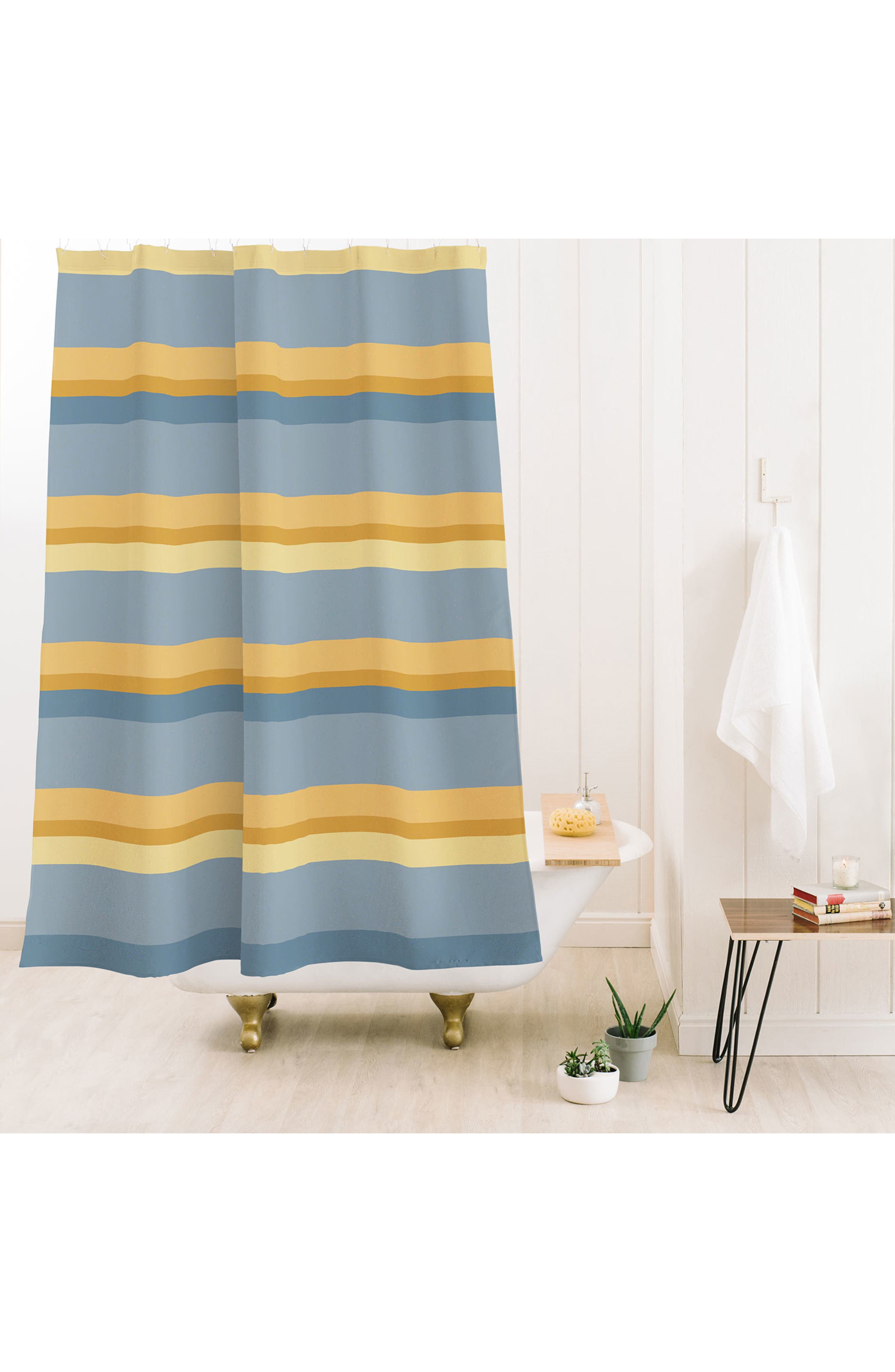 Deny Designs Retro Stripe Print XXXIII Shower Curtain