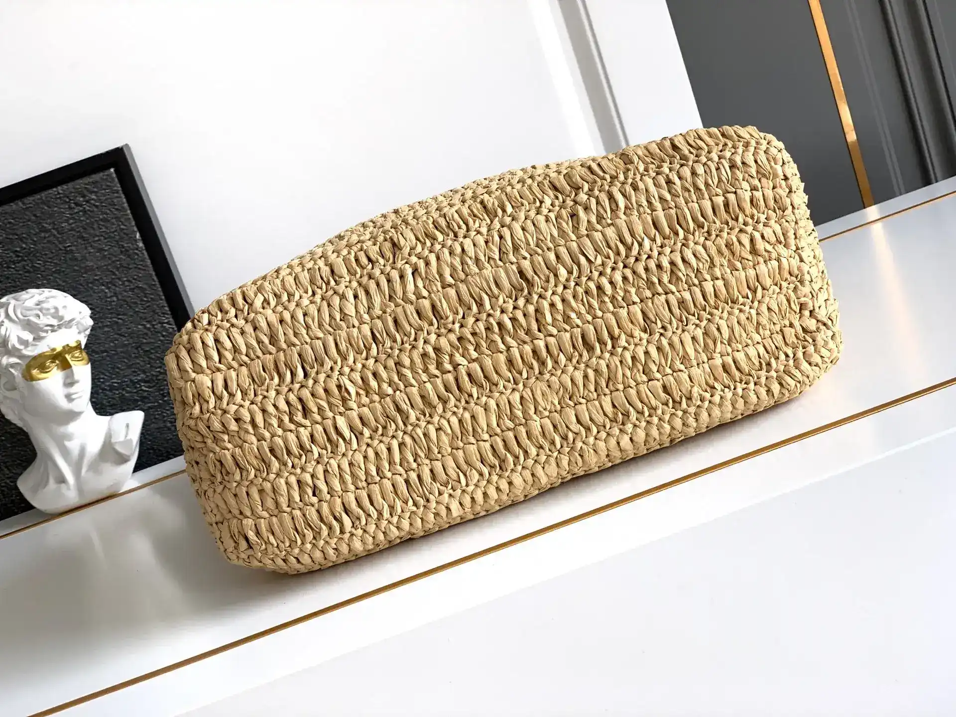 Prada Straw Woven Tote Bag product photo from LabelPicks