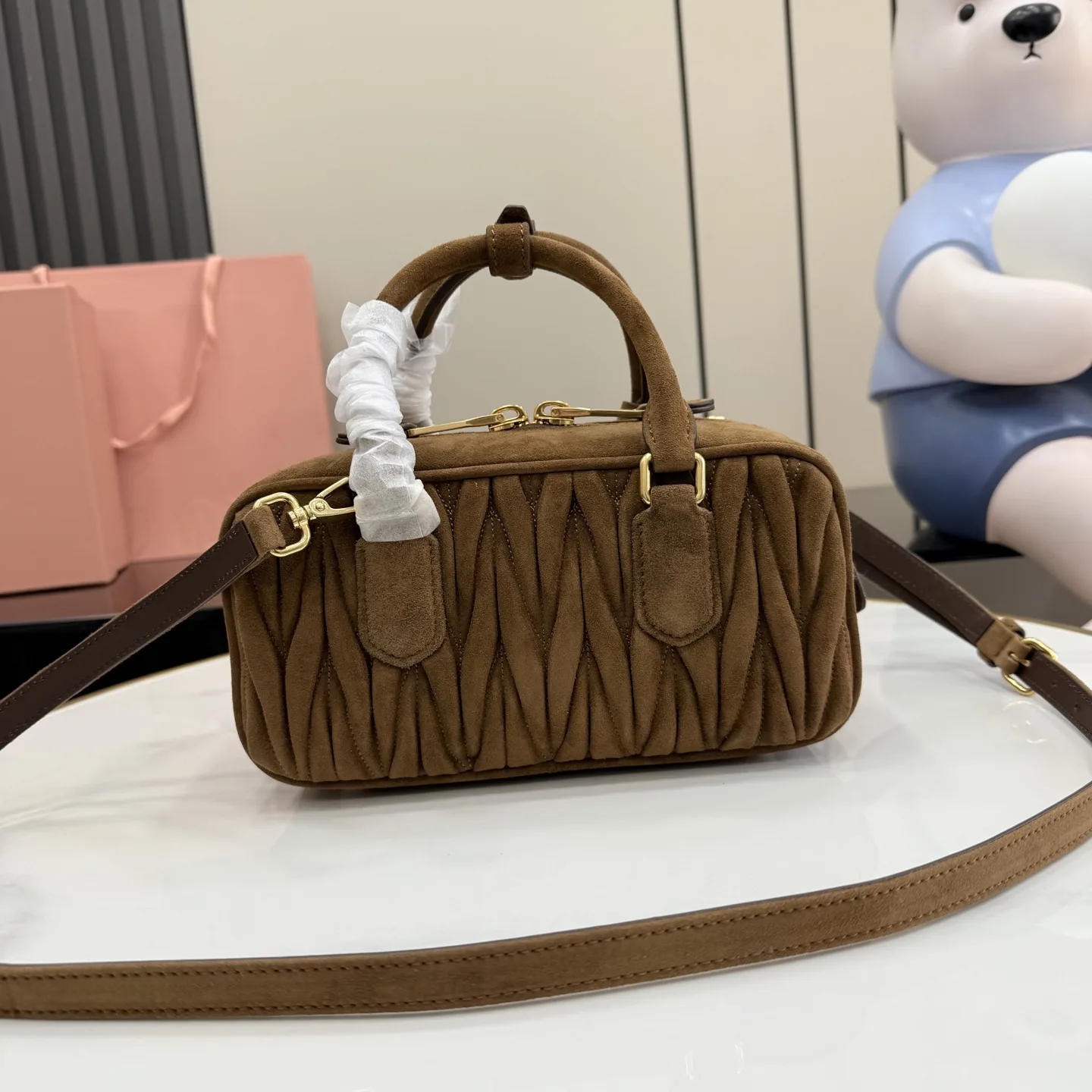 Miu Miu Arcadie Calfskin Top Handle Bag product photo from LabelPicks