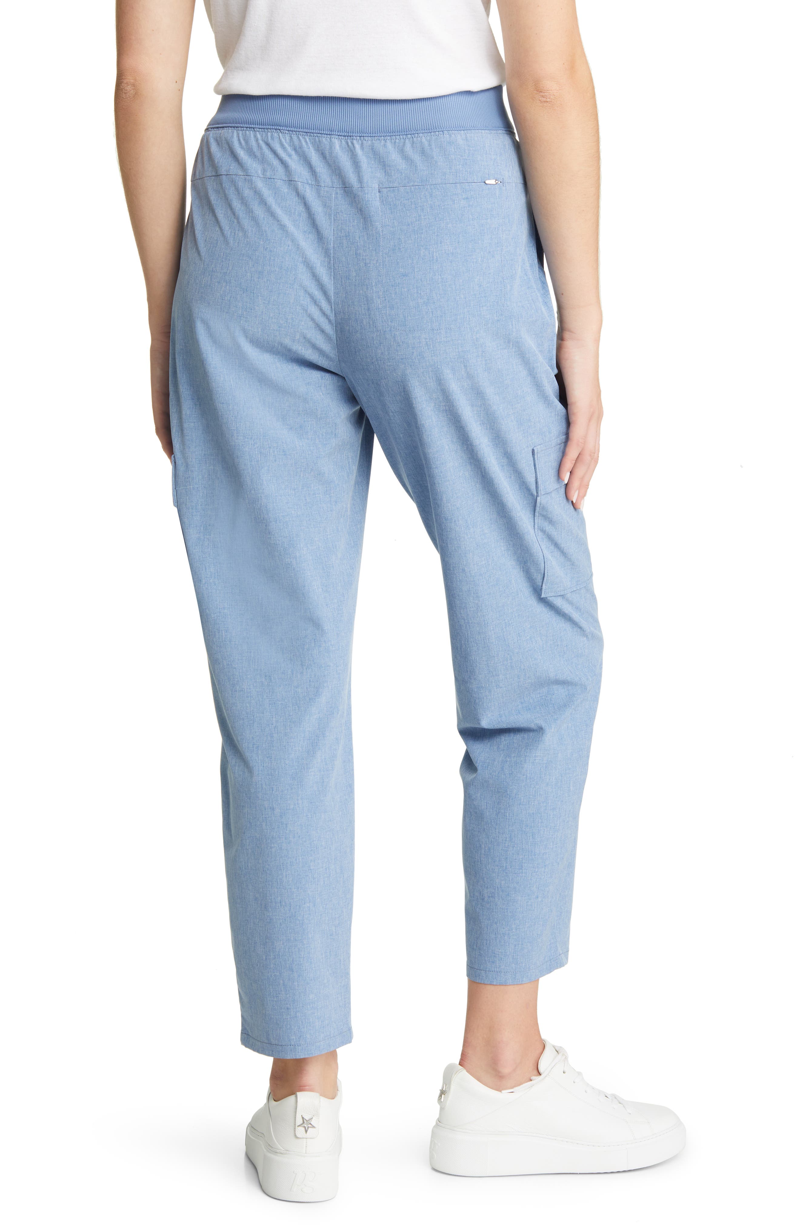 Tommy Bahama Alicia Chambray Cargo Ankle Pants