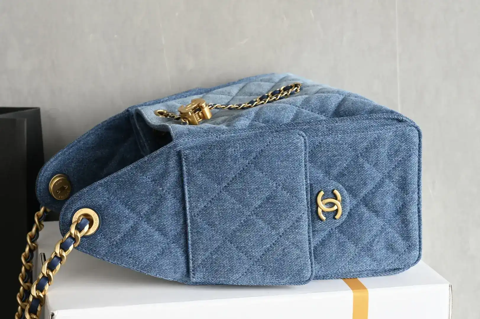 Chanel Blue Denim Shoulder Bag product photo from LabelPicks