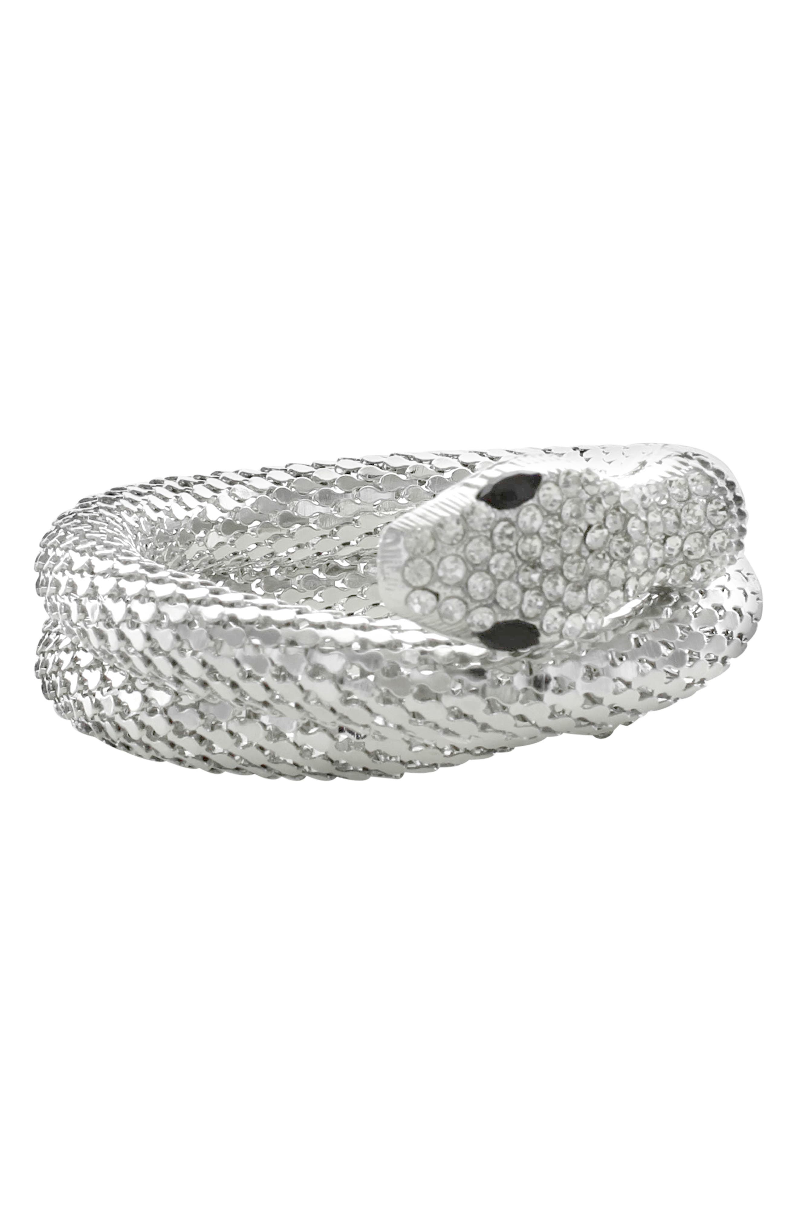 OLIVIA WELLES Snake Eyes Coil Bracelet