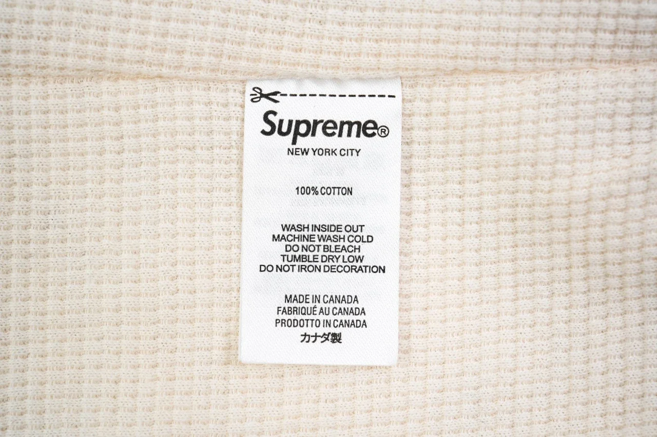 Supreme Grey Applique Letter Zip Hoodie Jacket product photo from LabelPicks
