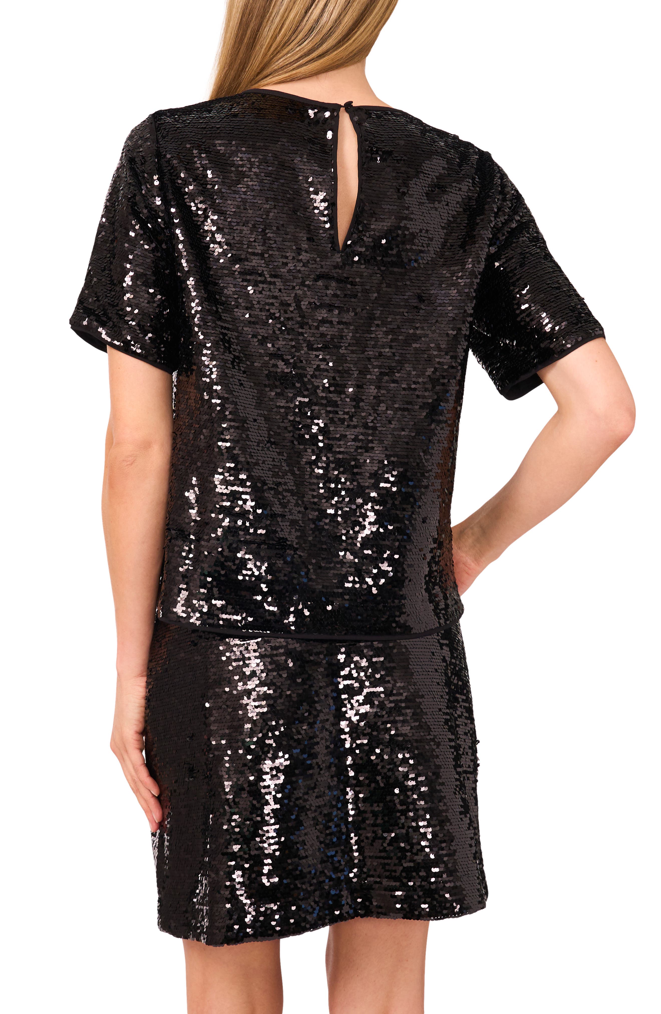 Halogen® Sequin T-Shirt