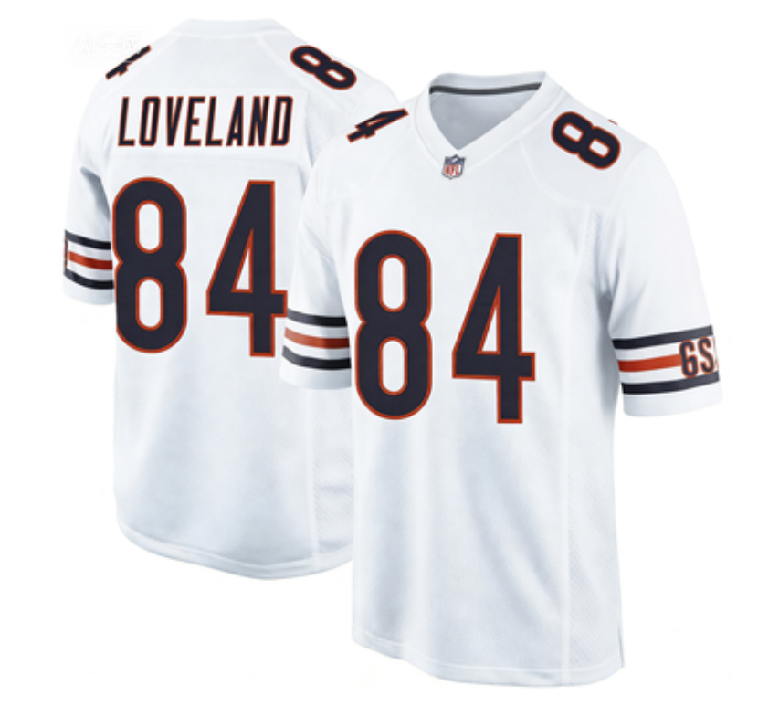 Colston Loveland Chicago Bears Nike Game Jersey - White