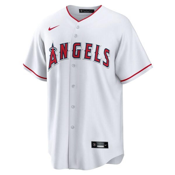 Los Angeles Angels Nike #1 Groom Home Replica Jersey - White