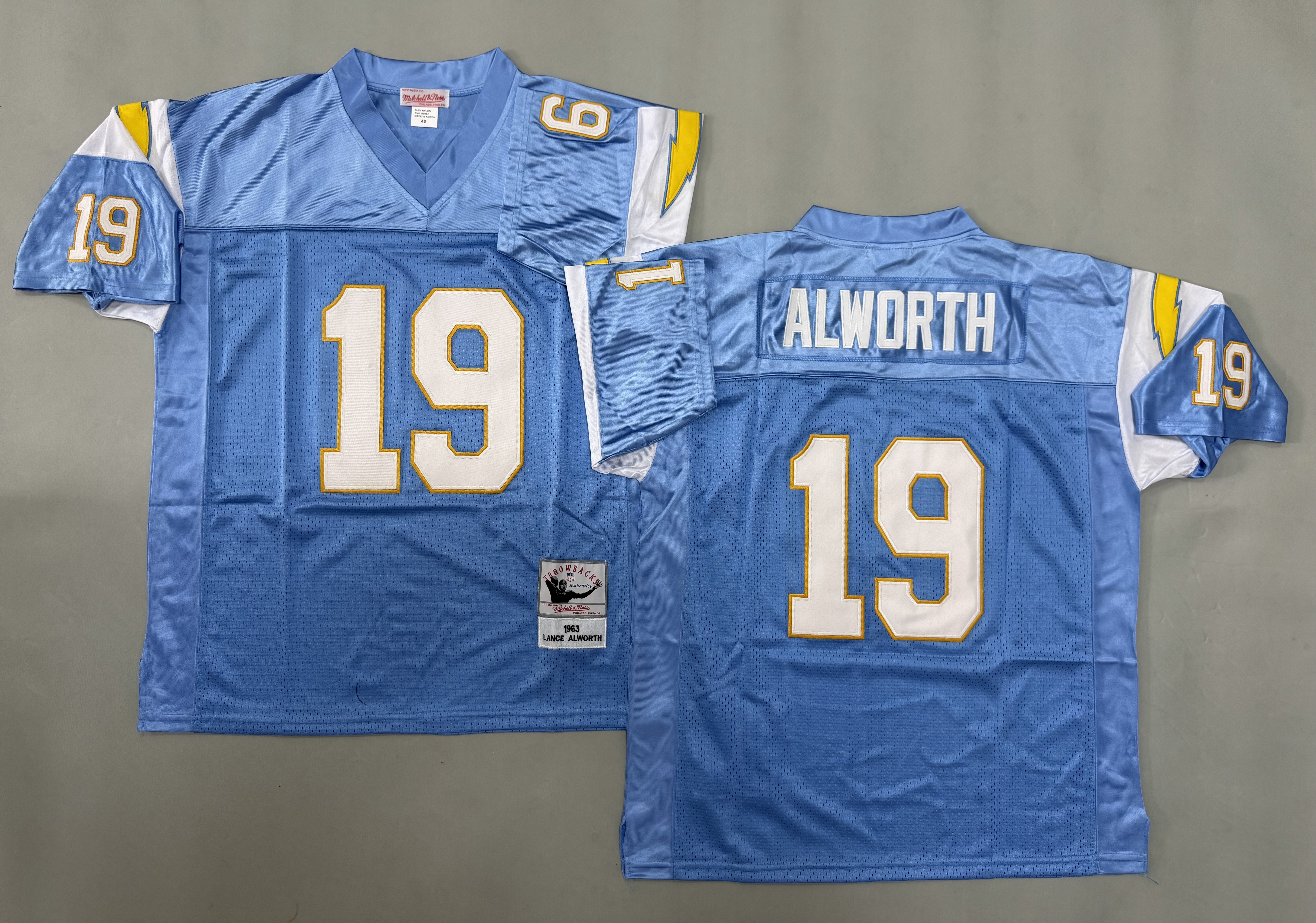 Lance Alworth San Diego Chargerss Authentic Throwback Retired Player Jersey