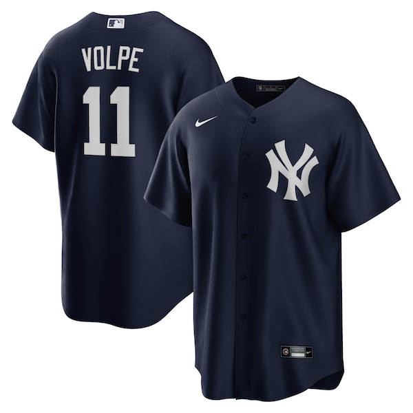 Anthony Volpe New York Yankees Nike Big & Tall Alternate Replica Player Jersey - Navy