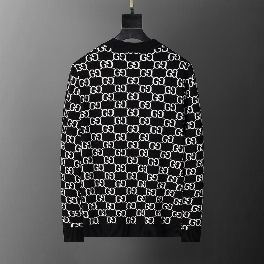 0916 Light luxury double B print sweater