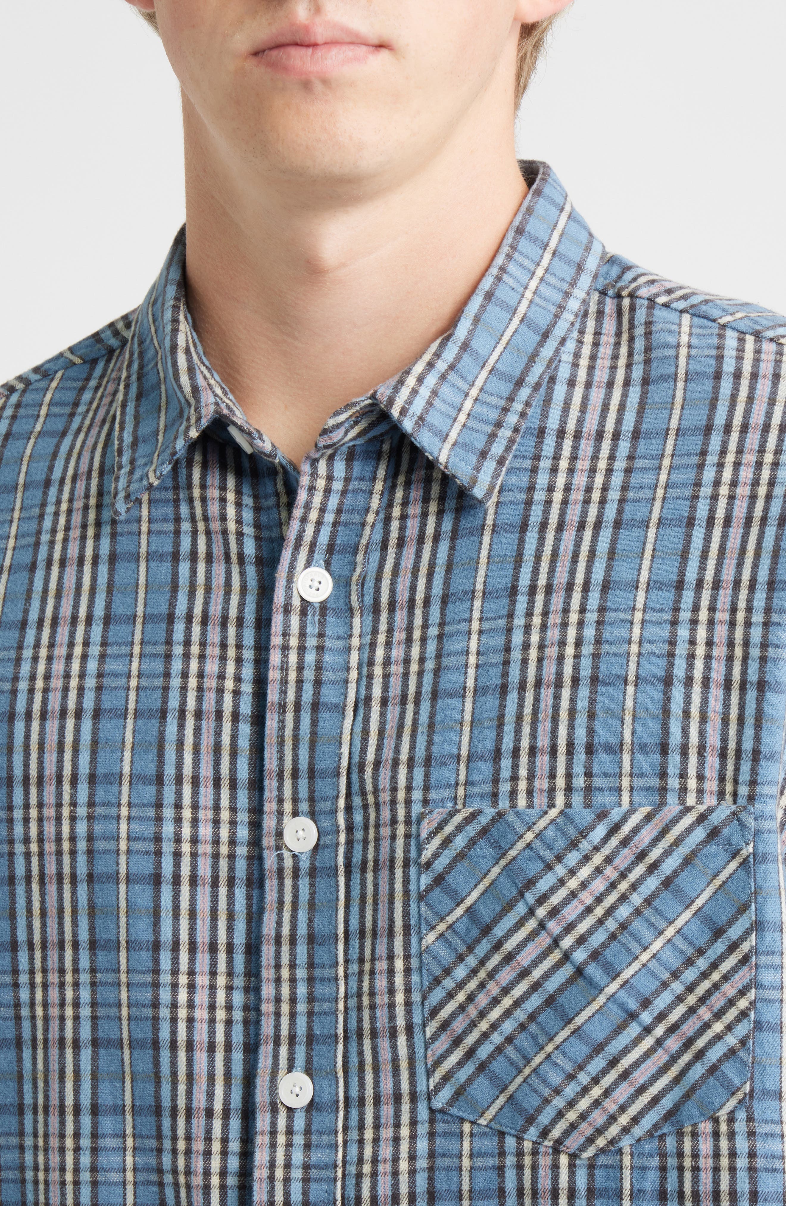 925 Originals Foreman Classic Fit Plaid Flannel Button-Up Shirt