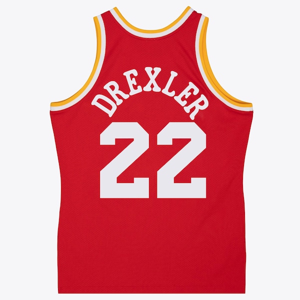 Clyde Drexler Houston Rockets  1994/95 Swingman Jersey - Red