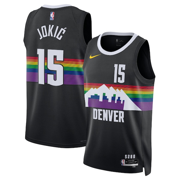 Nikola Jokić Denver Nuggets Nike Unisex 2025/26 Swingman Jersey - Black - City Edition