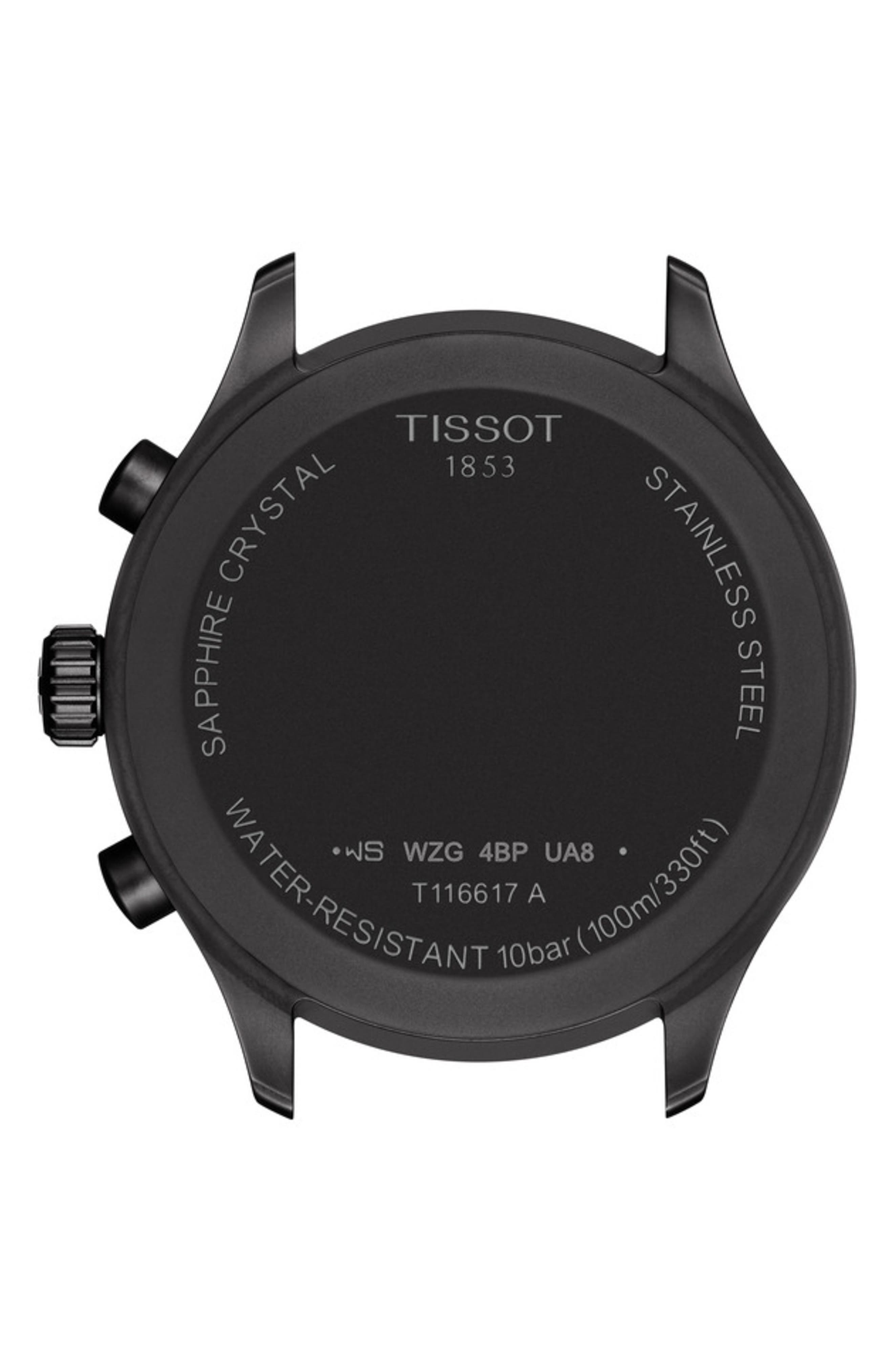 Tissot Chrono LX Twill Strap Swiss Quartz Watch, 45mm