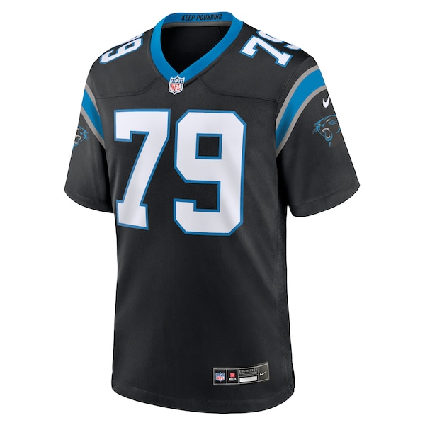 Ikem Ekwonu Carolina Panthers Nike Game Jersey - Black
