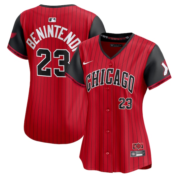 Andrew Benintendi Chicago White Sox Nike Women's 2025 City Connect Limited Player Jersey - Red/Black/Black