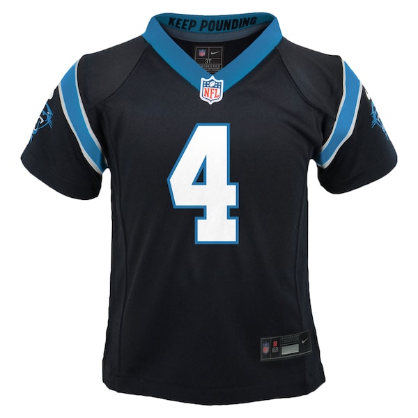 Tetairoa McMillan Carolina Panthers Nike Toddler Game Jersey - Black