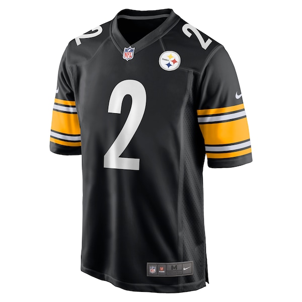 Justin Fields Pittsburgh Steelers Nike Game Player Jersey - Black