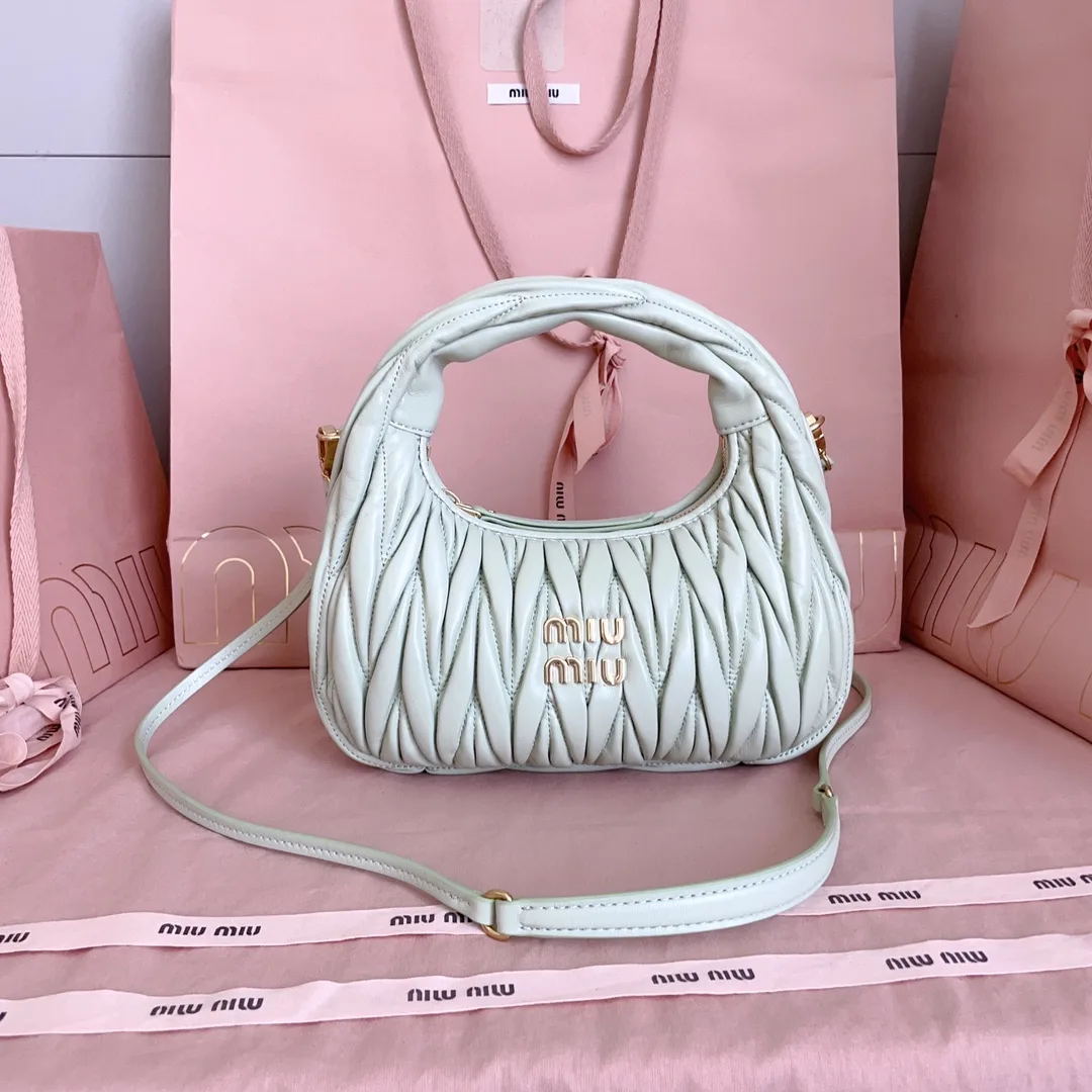 Miu Miu Matelasse Lambskin Shoulder Bag product photo from LabelPicks