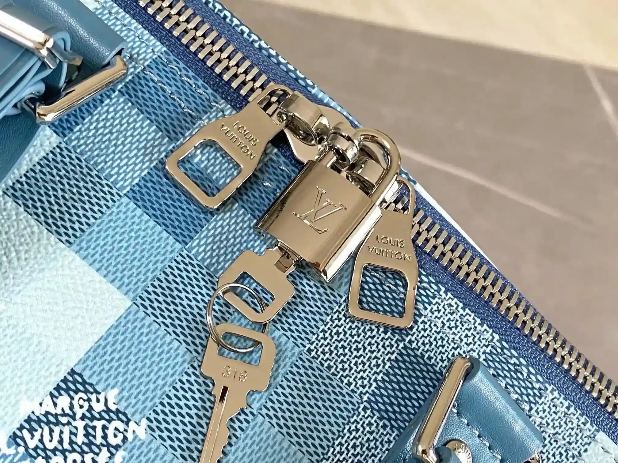 Louis Vuitton Keepall Damier Canvas Tote Bag product photo from LabelPicks
