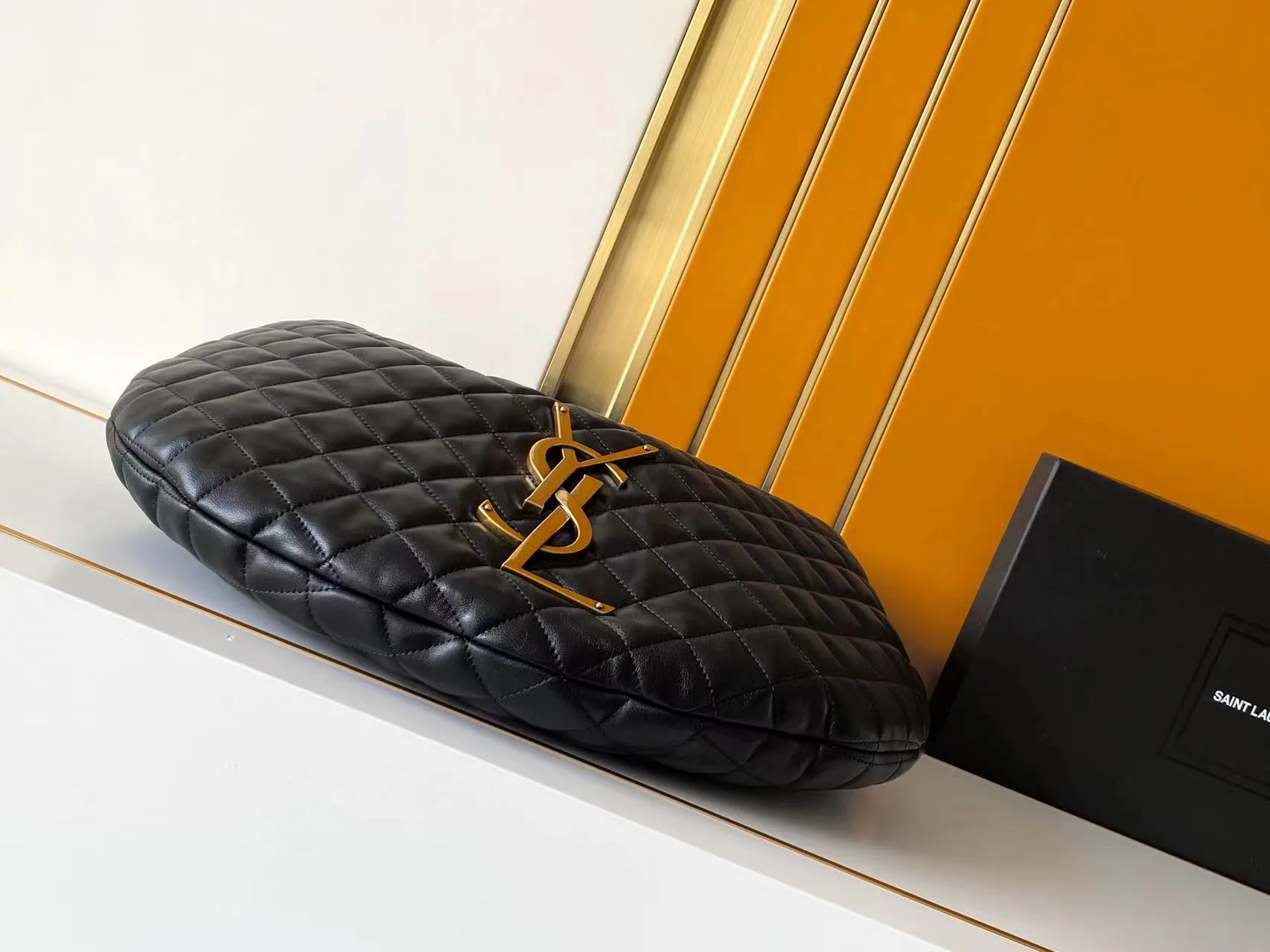 Saint Laurent Lambskin Icare Hobo Bag product photo from LabelPicks