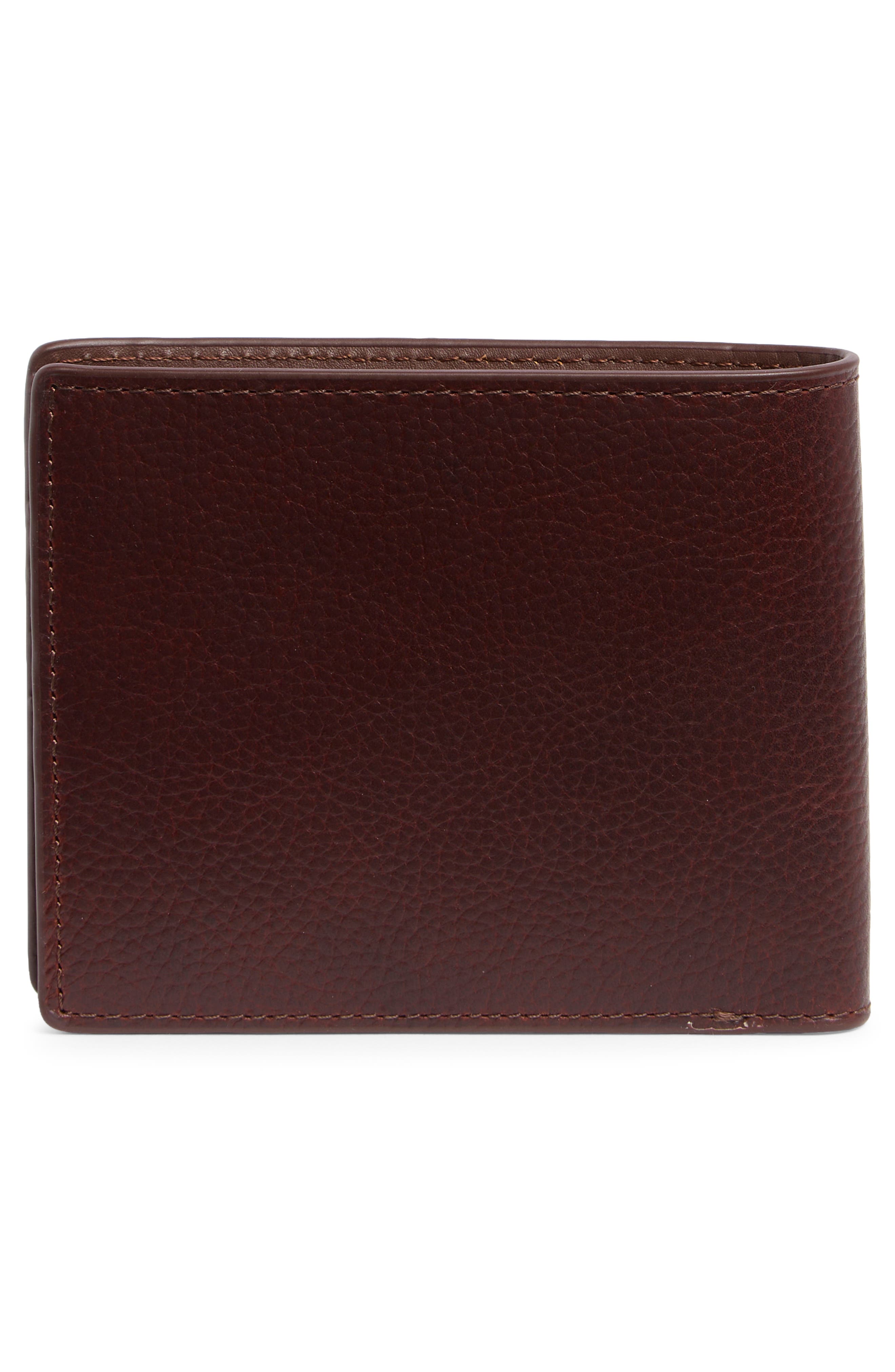 Ted Baker London Brockwell Pebbled Bifold Wallet