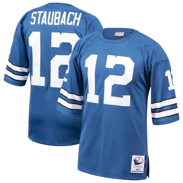 Roger Staubach Dallas Cowboys  1971 Authentic Jersey - Navy