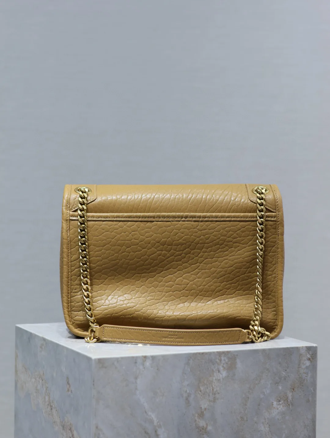 Saint Laurent Niki Yellow Lambskin Shoulder Bag product photo from LabelPicks