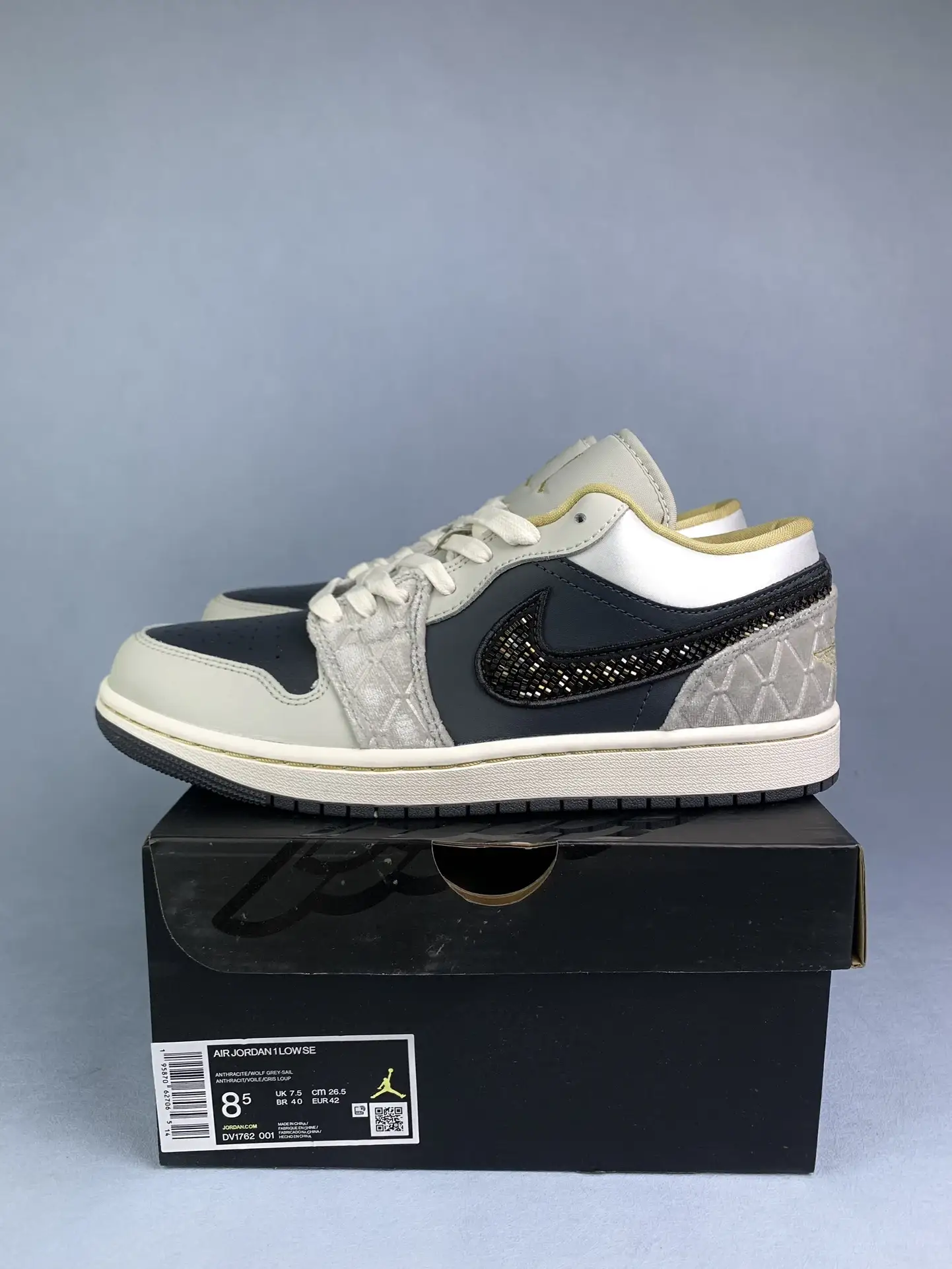 Air Jordan 1 Low SE 'Beaded Swoosh' Shoes product photo from LabelPicks