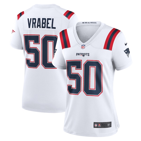 Mike Vrabel New England Patriots Nike Women's Retired Player Game Jersey - White