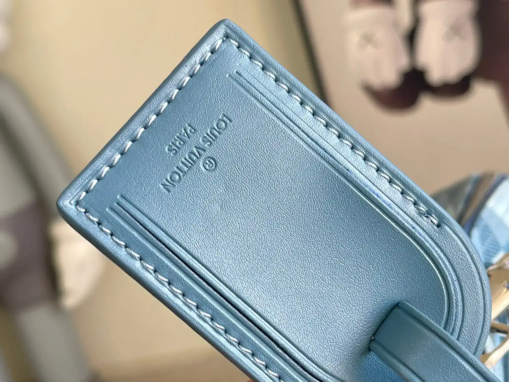 Louis Vuitton Blue Keepall Damier Canvas Tote Bag product photo from LabelPicks
