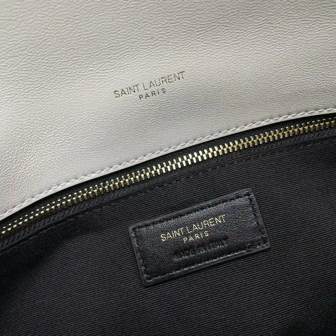 Saint Laurent Loulou White Quilted Leather Shoulder Bag product photo from LabelPicks