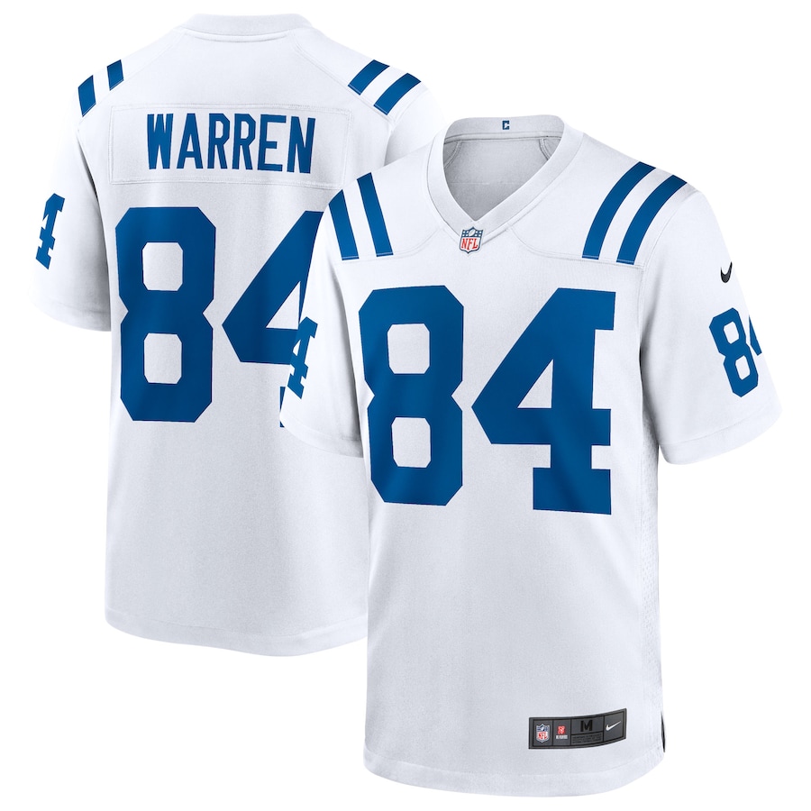 Tyler Warren Indianapolis Colts Nike Youth Game Player Jersey - White
