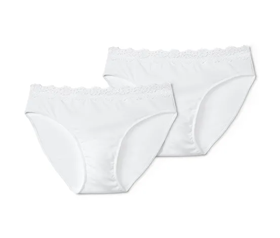 2 Slips, weiß