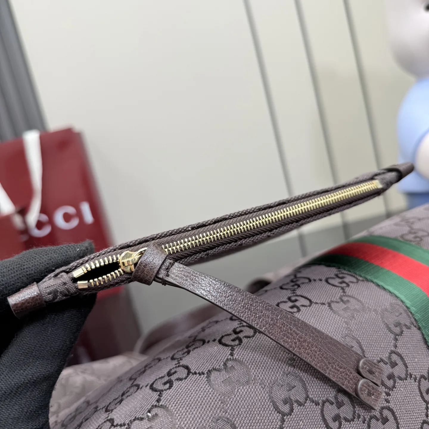 Gucci Brown GG Supreme Canvas Tote Bag product photo from LabelPicks