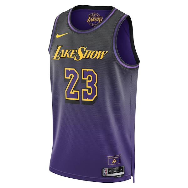 LeBron James Los Angeles Lakers Nike Unisex 2024/25 Swingman Player Jersey - City Edition - Purple
