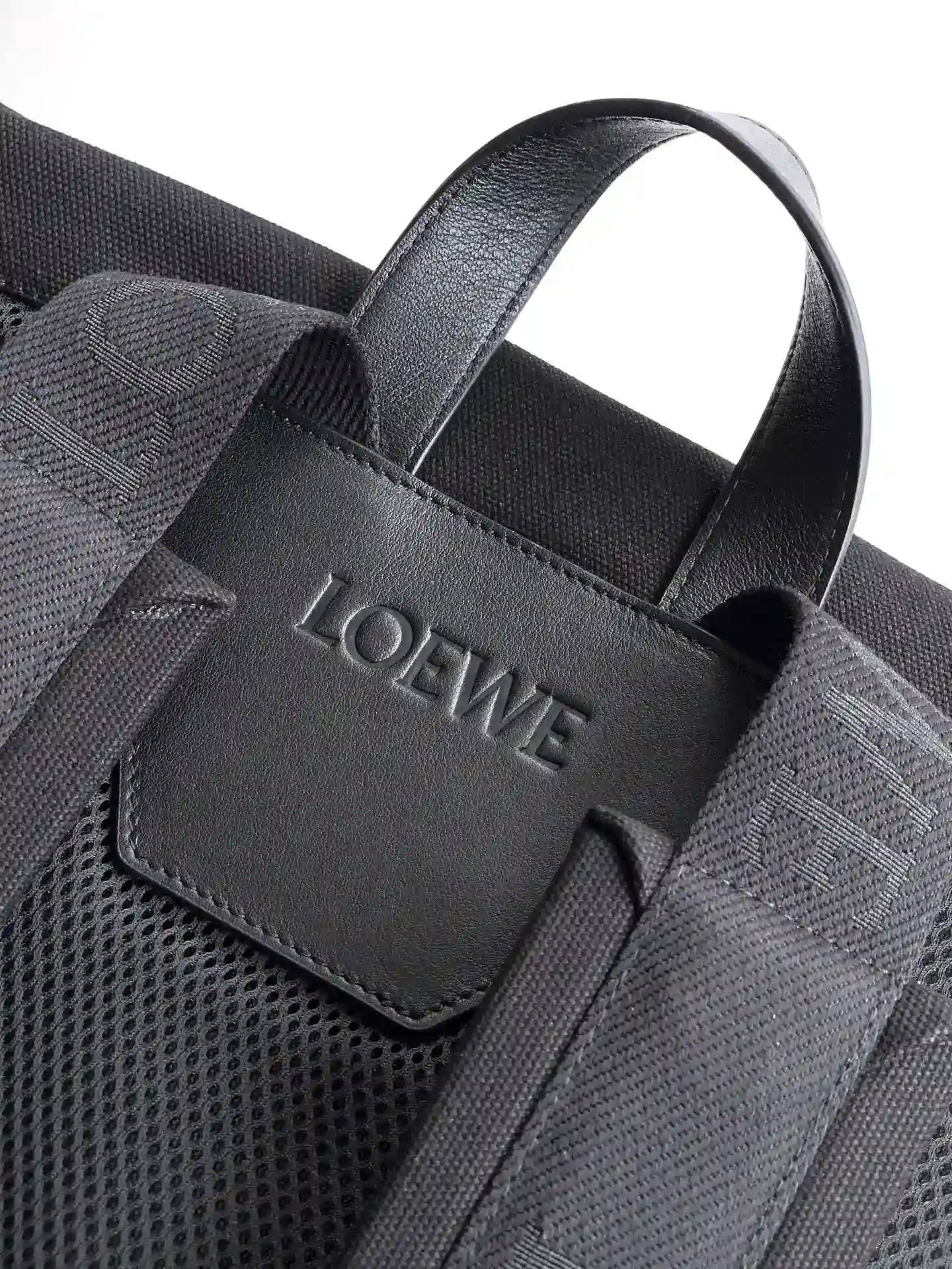 Loewe Black Flex Canvas and Suede Backpack product photo from LabelPicks