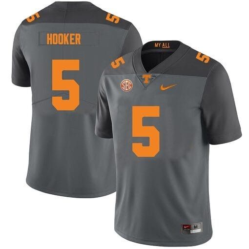Hendon Hooker Tennessee Volunteers Nike Player Game Jersey - Gray