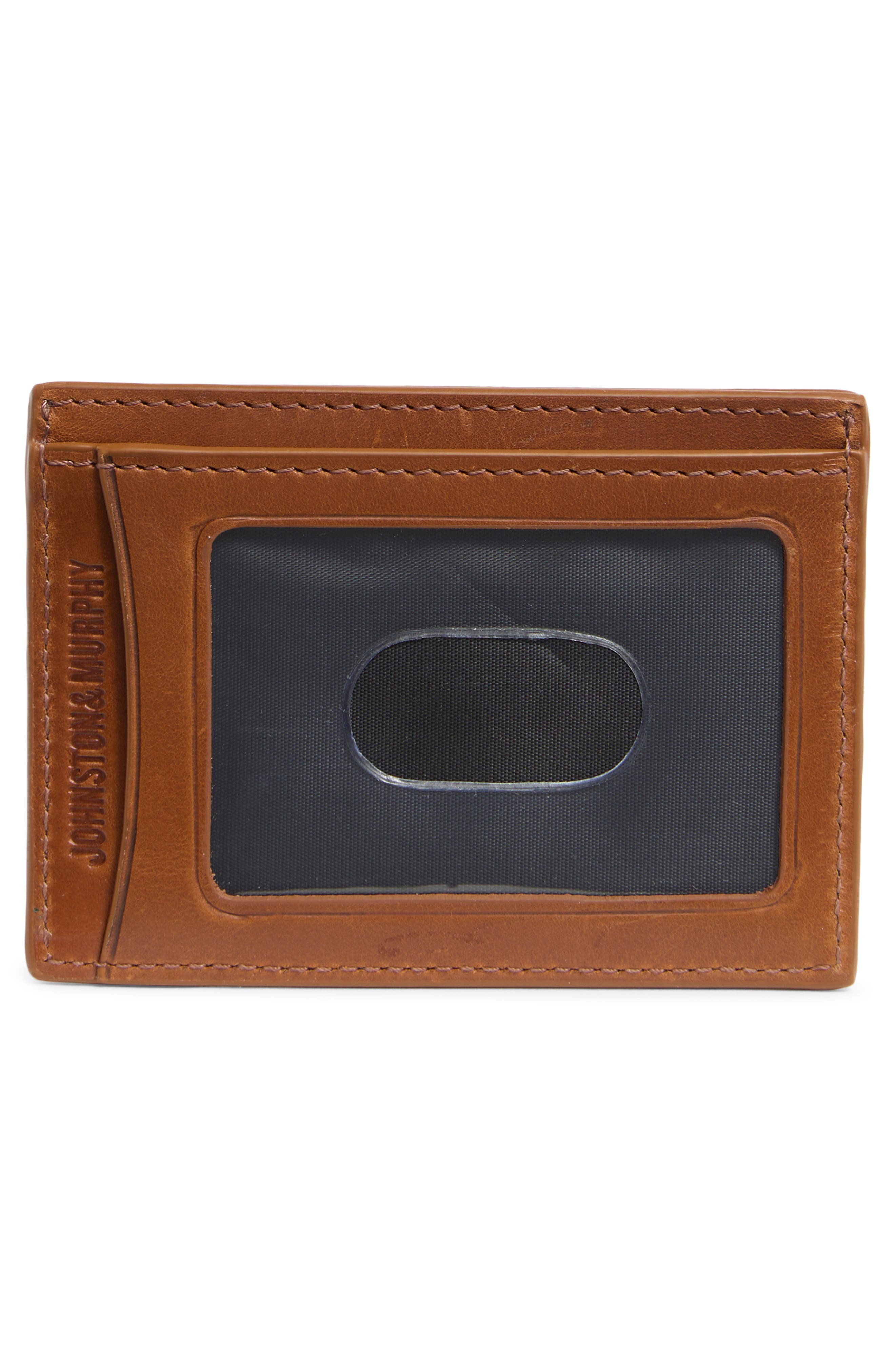 Johnston & Murphy Hunter Weekend Leather Card Case